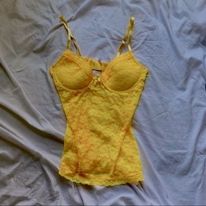 Yellow Lace Camisole 🍌